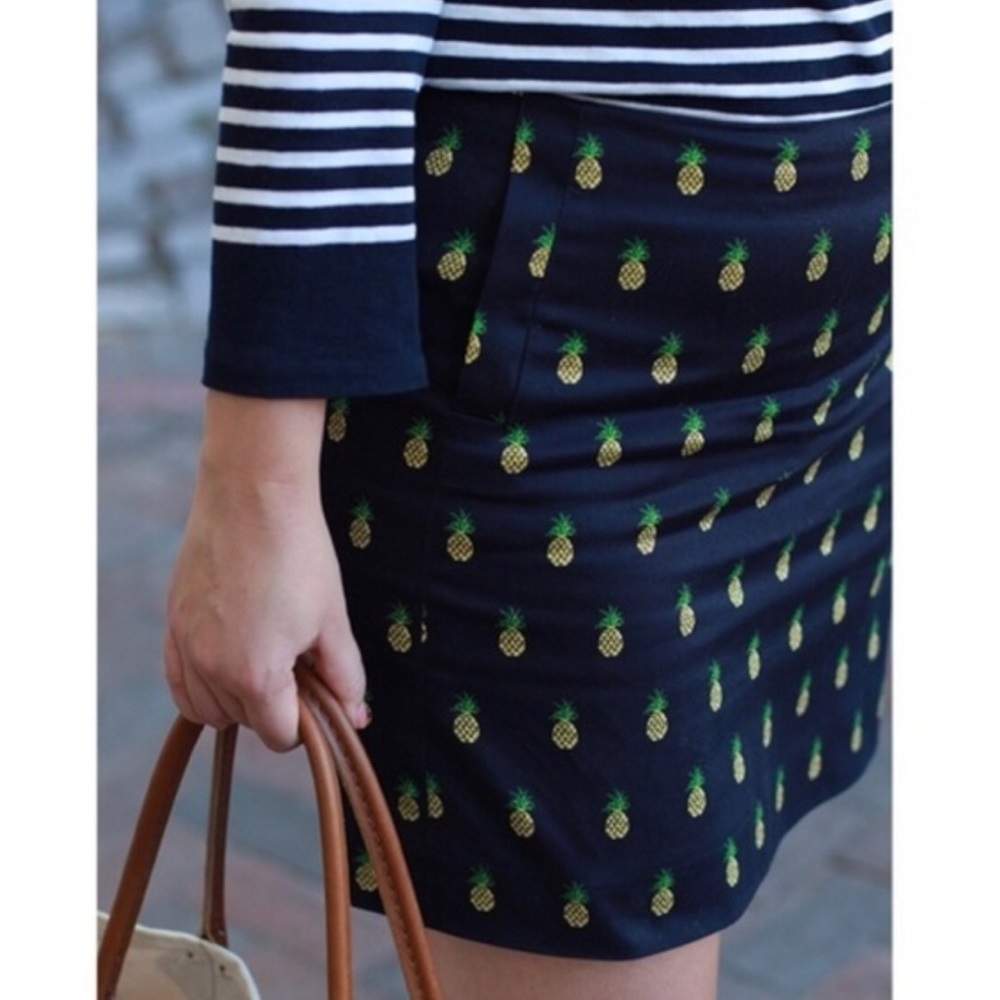J. Crew Pineapple Skirt